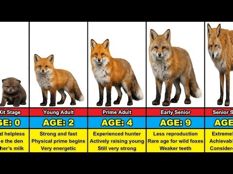 Fox Transformation From 0 to 15 Years Old