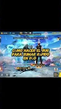 Cómo hacer el bug para subir mas rápido en dúo #freefire #granmaestro
