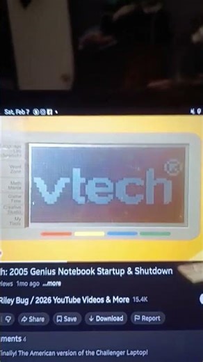 VTech: Genius Notebook (2005) Startup & Shutdown
