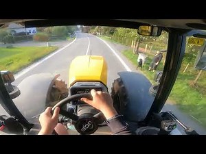 JCB Fastrac 4220 | POV | Driver View | GoPro | Farma Dobosz