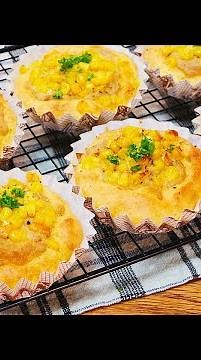 ホットケーキミックスで作るツナマヨコーンパン Tuna mayonnaise corn bread made with pancake mix