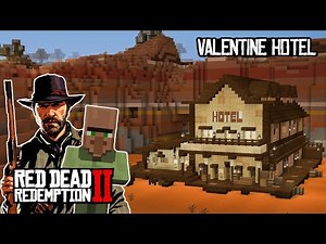 Minecraft: Red Dead Redemption Valentine Hotel (My FIRST Build!)
