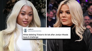Jordyn Woods ‘Buss It’ challenge sparks hilarious Khloe Kardashian memes