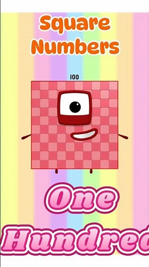 NUMBERBLOCKS SQUARE CLUB | LEARN SQUARE NUMBERS #shorts #numberblocks ‪@hellogeorge2294‬