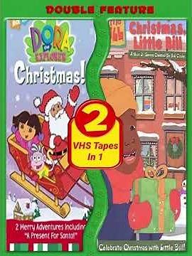 Dora & Little Bill Christmas Double Feature VHS: C & MCLB
