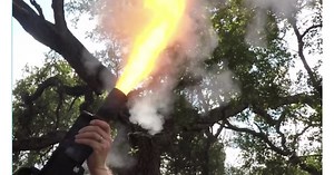 Demo Ranch picks up a grenade launcher. Err, 'signaling device' (VIDEO)