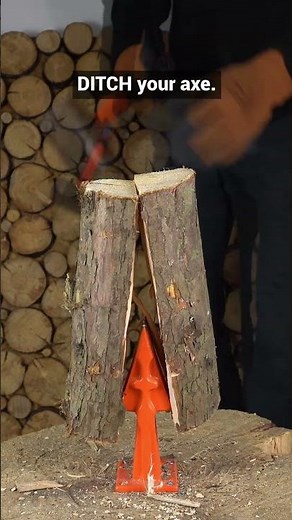 Why Are You STILL Using an AXE? #forestmaster #logsplitter #firewood
