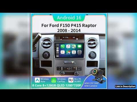 DSP Stereo Android 16 for Ford F150 P415 Raptor 20082014 Car Video Multimedia Player Bluetooth 5G