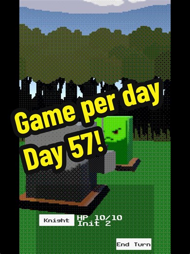 Day 57 of building a new mobile game in Unity every day. Today I think I nailed the MVVM architecture. I tried using the command queue to sync the animations and gameplay together. I also had a fairly complex stare machine this time. I pulled out the color quantization from my CRT shader, I think it looks great by itself. I'm pleased with how much I could do in 3 hours! #gaming #programming #gamedev #indiedev #unity3d
