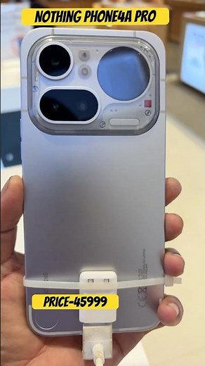 Nothing Phone (4a) Pro 5G 12GB RAM & 256GB Silver #nothingphone1price