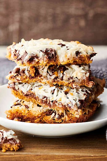 Magic Cookie Bars - w/ Sweetened Condensed Milk, but No Nuts!