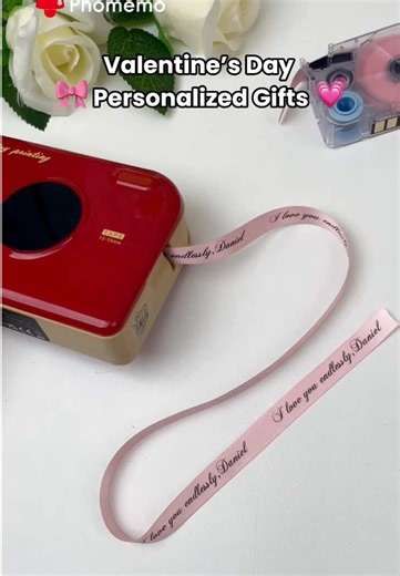 Who wouldn’t want a personalized gift on Valentine’s Day?🥺And this why you need a Phomemo ribbon printer!💗 🔗 in my bio 🔍Phomemo A30 ribbon printer ✅Gift wrapping, party/wedding decorations ✅Every girl’s dream gift ✅No ink needed #ribbonprinter #personalizedgifts #valentinesdaygifts #giftwrappingtutorial #phomemo