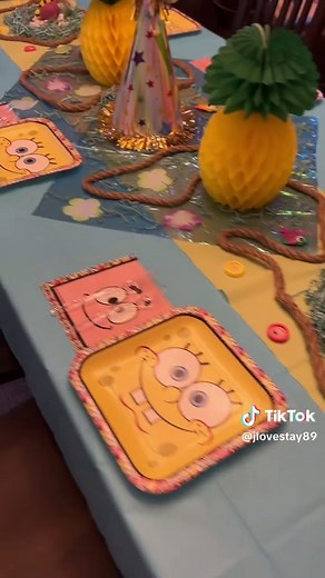 Spongebob Themed 25th Birthday Party