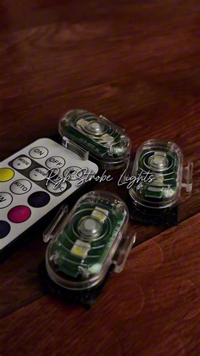 Colors Wireless Remote RGB LED Strobe Lights for Motorcycles