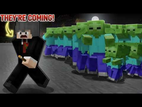 The Strongest Zombie Boss is Hunting Me in Minecraft