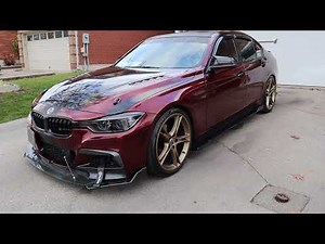 built N20 engine BMW F30 plus full modification. //Walk-around