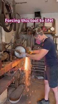 Working on a tool rest for my belt grinder