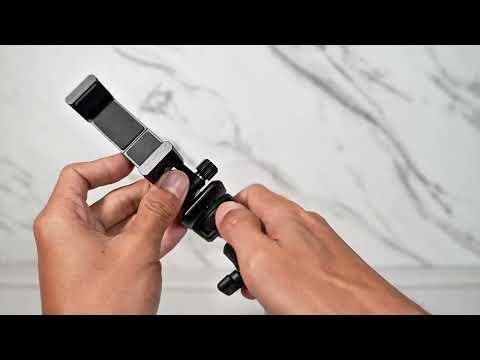 ULANZI MA51 Phone Clamp UKA Quick Release (F38 System) Metal Holder Mount with 1/4 Screw Cold Shoe