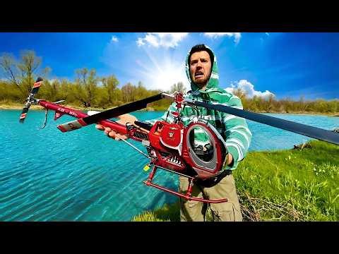 Wasserüberflug mit 1.500€ Riesen Heli führt zu ABSTURZ! Wie schlimm ist der SCHADEN 😢?