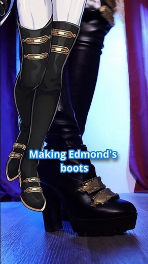 Part 6: Boots | Making my Edmond Nu:Carnival cosplay ⭐ #NuCarnival #Edmond #animecosplay #diycosplay