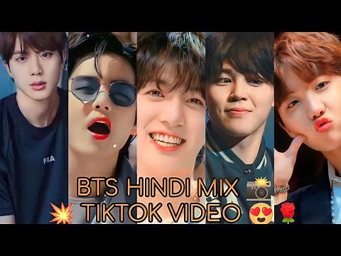 #bts tiktok 💥//insta reels video 📸hindi & English mix video #2023 bts tikto video 🌹😘💗