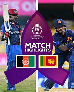 4M views · 178K reactions | Rahmanullah Gurbaz leads Afghanistan to a fine victory over Sri Lanka in the #CWC23 warm-up clash  Watch highlights  #AFGvSL | ICC - International Cricket Council | Facebook
