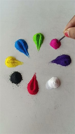 simple Rangoli, satisfying rangoli, Easy rangsatisfying #asmroli, Tricks and tips,ASMR#rangoli