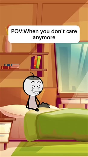 When You Stop Caring: A Humorous Animation Skit