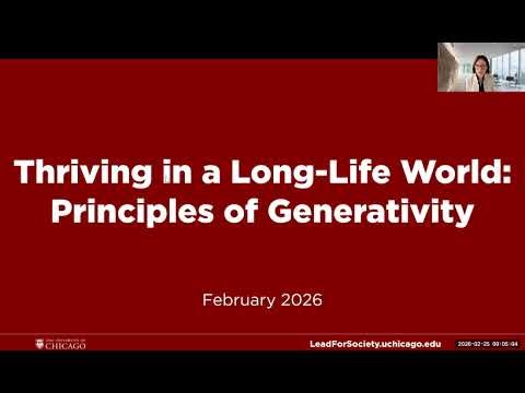 Thriving in a Long-Life World: Seven Principles of Generativity