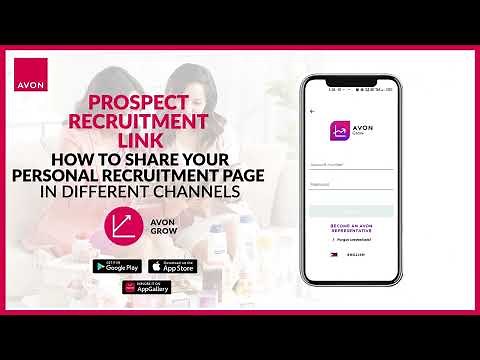 Avon Grow | Tutorials | How to use the Personal Recruitment Page