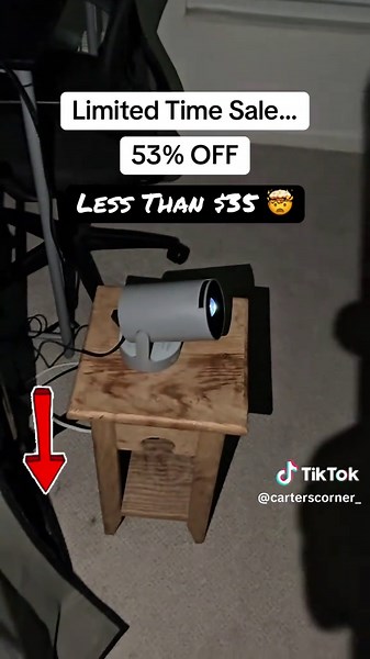 This projector is way better than a TV 😤. Stop wasting your money. #projector #miniprojector #magcubic #spongebobsquarepants #creatorsearchinsights TV vs Projector. I’ll take the projector.