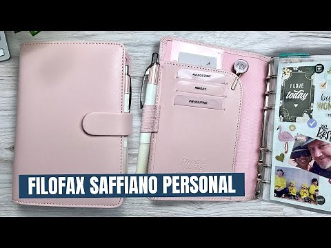 REVIEW | New Filofax Saffiano Personal Organiser in Blush