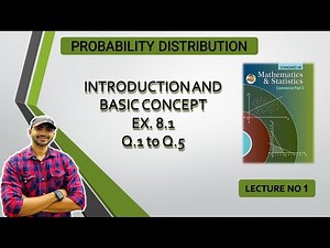 #1 HSC Probability Distribution Ex.8.1 | 12th Maths 2021-22 Maharashtra | Siraj Shaikh | Q1 to Q5