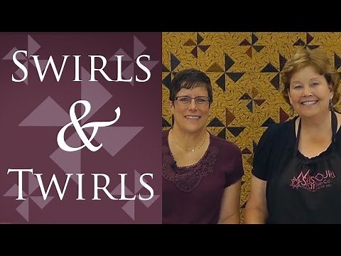 Make a Delainey's Twirls & Swirls Quilt with Jenny Doan of Missouri Star! (Video Tutorial)
