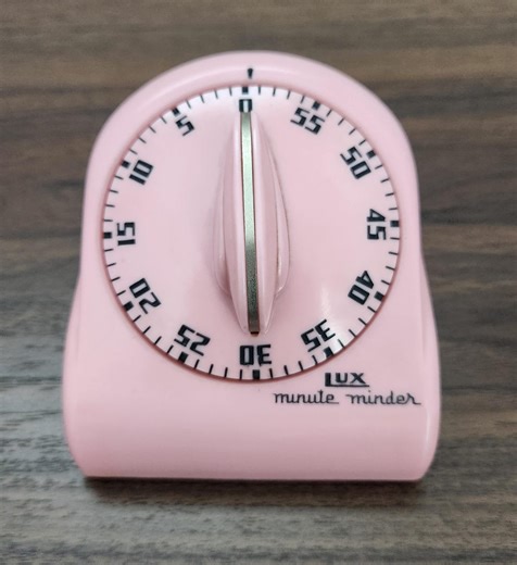 Vintage Pink Lux Minute Minder Kitchen Timer, Mid-century Retro Kitschy - Etsy