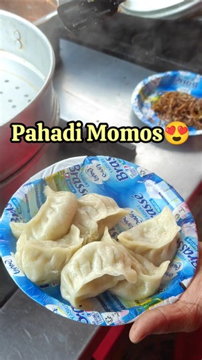 😍Pahadi Momos Palampur | 💯Best Veg Steam Momos & Spring Roll | Sonu Fast Food | Himachal #fastfood