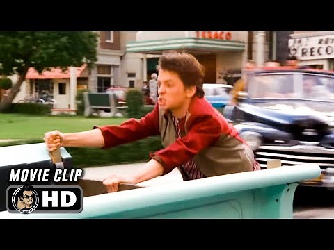 Skateboard Scene | BACK TO THE FUTURE (1985) Movie CLIP HD