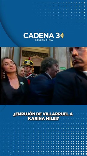 ¿EMPUJÓN DE VICTORIA VILLARRUEL A KARINA MILEI EN EL CONGRESO? | Cadena 3 Argentina
