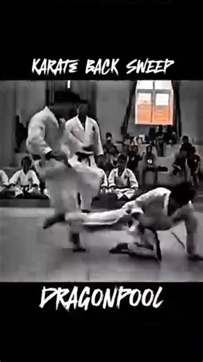 Karate back sweep #tutorial #youtubeshorts