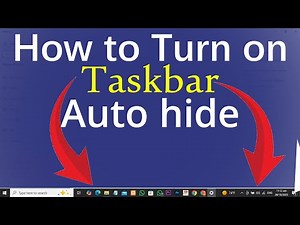 Taskbar Not Hiding on Your Laptop Try This EASY Fix
