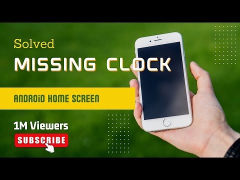 Solved: Digital Clock Widget Missing on Android Home Screen