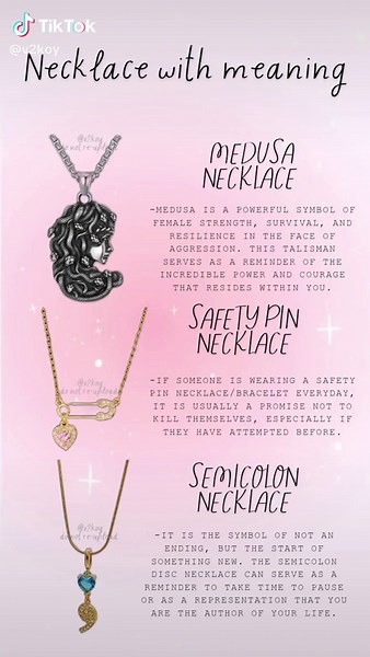 Semicolon Necklace: Symbol of Mental Health Awareness