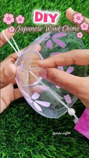 DIY japanese wind chime tutorial🌸🎐🌸 #fyp #diy #paper #japanese #2026 #craftideas #shorts #ytshorts