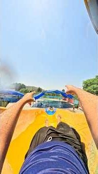 The Ultimate Bottle Flip Penalty! 🍾😂 Thrown Down The Slide 🇺🇸 #Waterslide #Shorts #POV #Viral