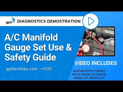 A/C Manifold Gauge Set Use & Safety Guide