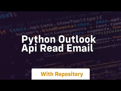 python outlook api read email