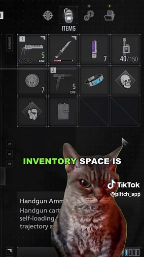POV your inventory in Resident Evil Requiem is always full at the worst possible moment. 😩 You finally find something useful and the game hits you with that message: Inventory Full. Ammo. Key items. Crafting materials. Healing items. Suddenly every slot is gone. One trick that makes survival way easier is the Unlimited Med Injectors code in PLITCH. No more filling your inventory with heals and crafting materials. You always have healing available which means way more space for ammo and key item