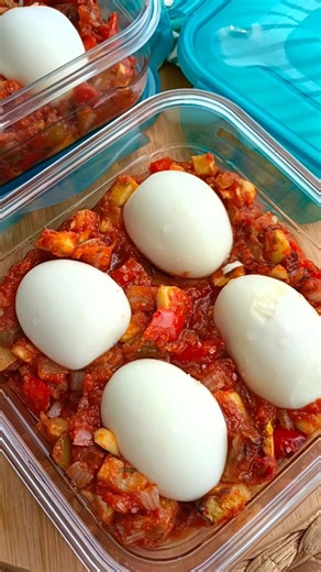 10 of 101 Air Fryer Meal Prep Ideas ✨✅ Homemade Pisto with Hard-Boiled Eggs #airfryer #recipes