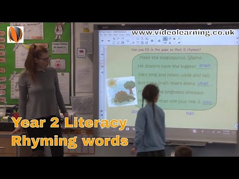 Year 2 KS1 Literacy Classroom Observation: Rhyming words
