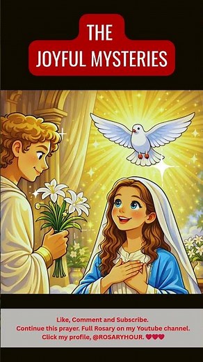 Joyful Mysteries - Virtual Rosary ‪@Rosaryhour‬ EP47 - The Annunciation